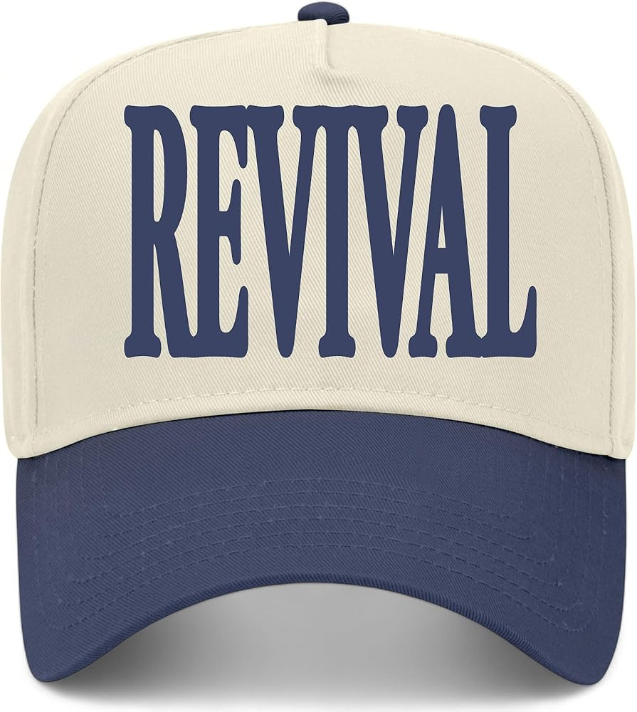 Revival Serif Vintage Trucker Hat | God Jesus | Premium Adjustable Christian Snapback Baseball Ha... | Amazon (US)