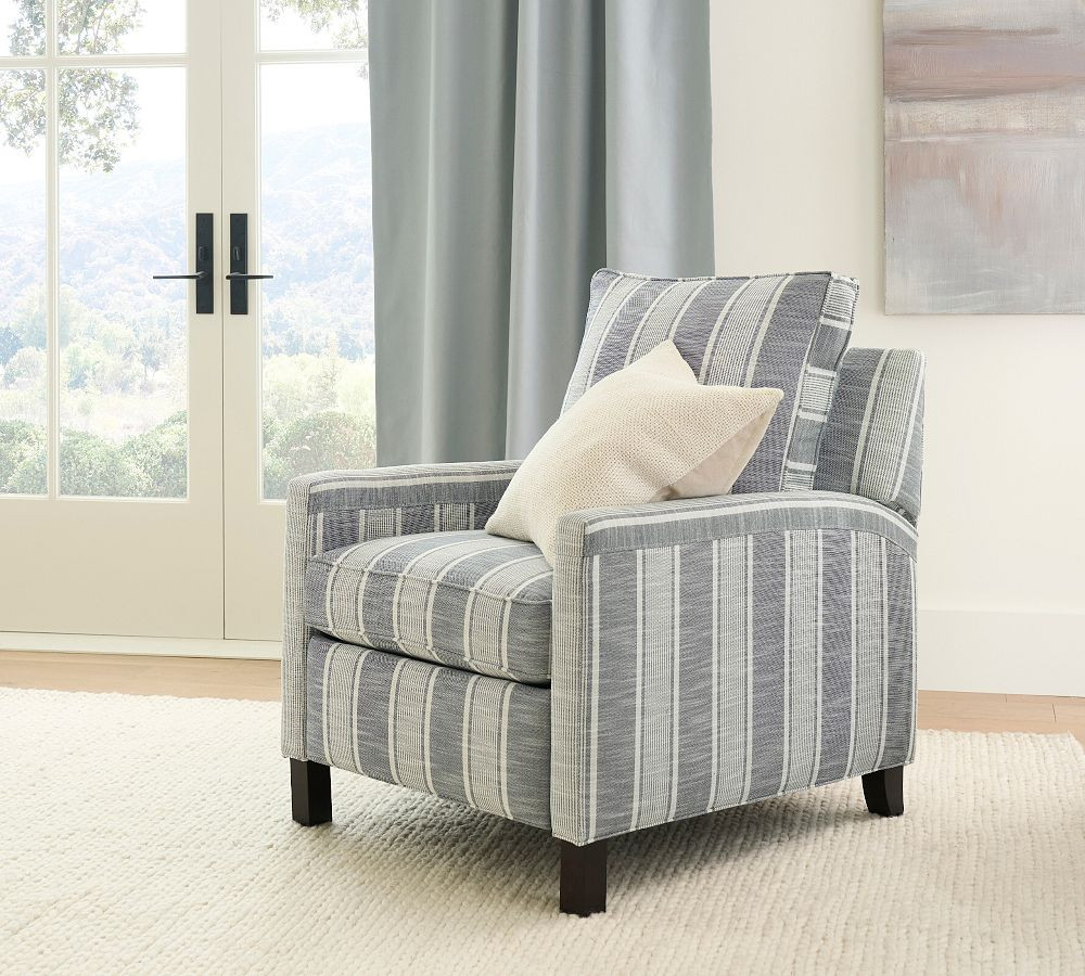 Tyler Square Arm Upholstered Recliner | Pottery Barn (US)