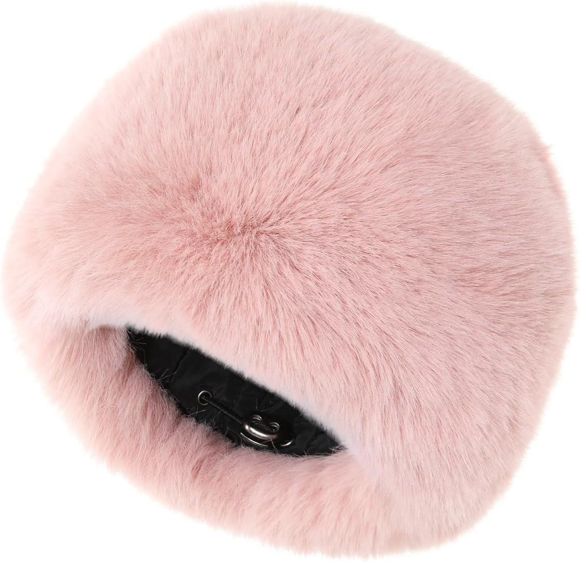 Fur Story Women's Fur Skullies Beanie Hat Elastic Warm Winter Hats | Amazon (US)