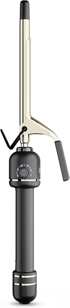 HOT TOOLS 24K Gold Professional 1/2" Extended Barrel Curling Iron with Clamp for Super Tight Curl... | Amazon (US)