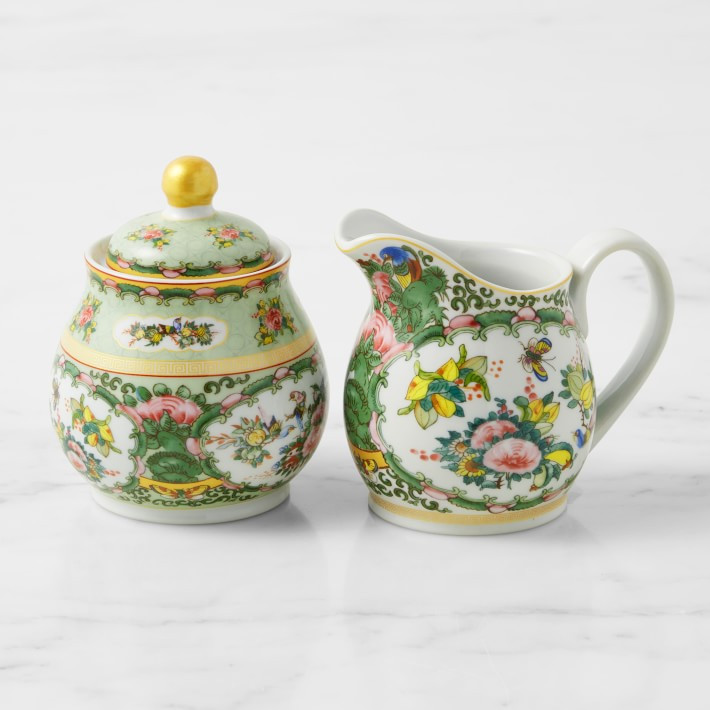 Famille Rose Cream & Sugar Set | Williams-Sonoma
