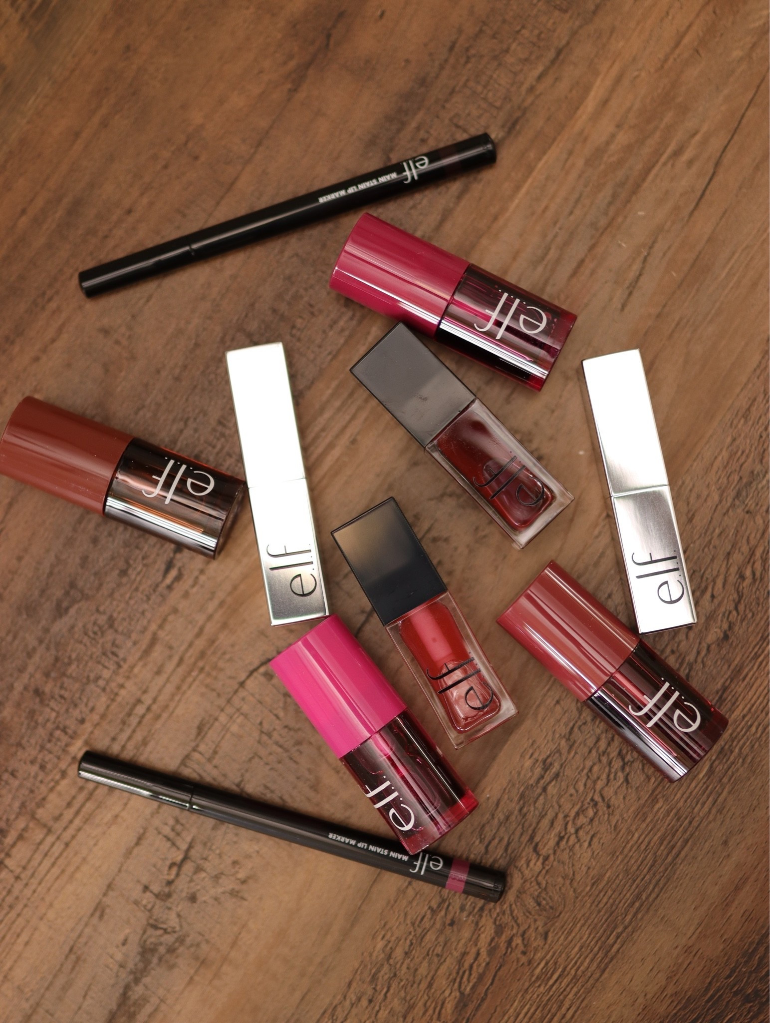 I always keep an affordable E.l.F. cosmetics lippie  in my stash!