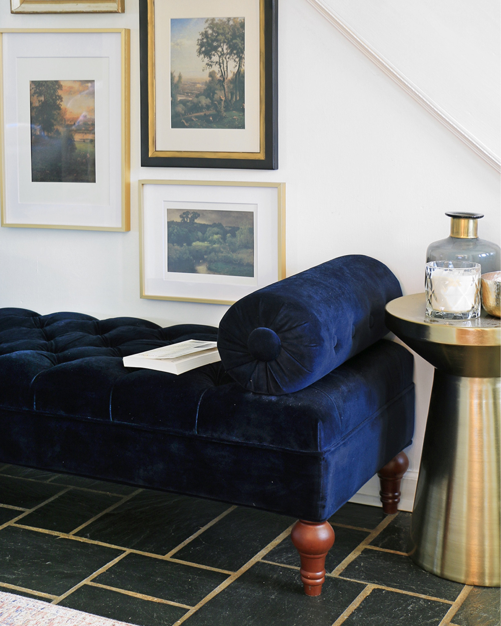 Blue velvet bench

#LTKHome