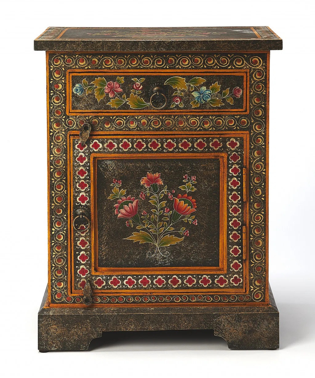 Bihar Hand Painted Chest | Perigold