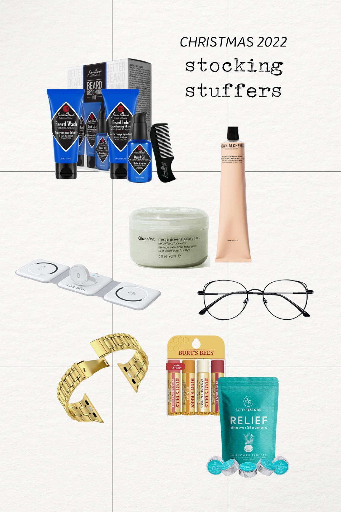 Stocking stuffers! 

Reading glasses | beauty | skincare 

#LTKHoliday #LTKCyberweek #LTKGiftGuide