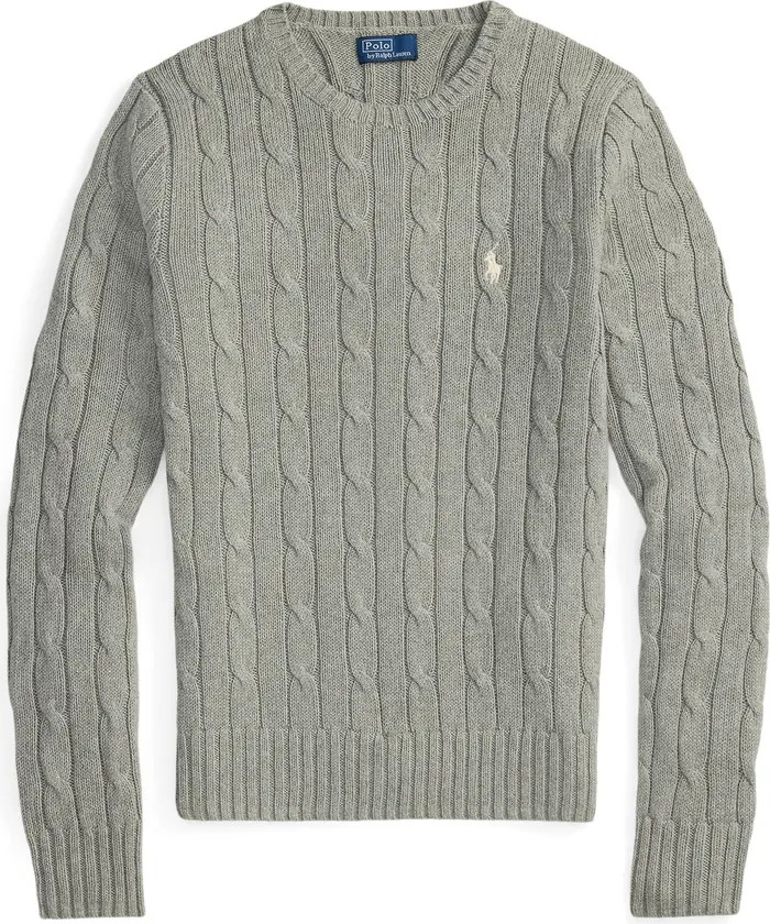 Polo Ralph Lauren Cable Cotton Crewneck Sweater | Nordstrom | Nordstrom