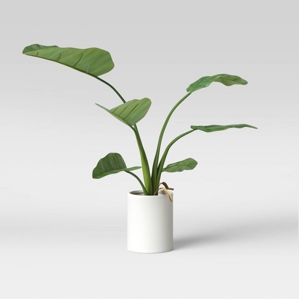 36" x 26" Artificial Travelers Plant Banana Leaf in Pot - Project 62™ | Target