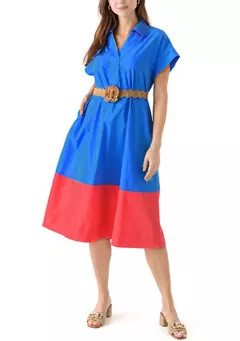 Crown & Ivy™ Women's Short Sleeve Dolman Straight Dress | Belk