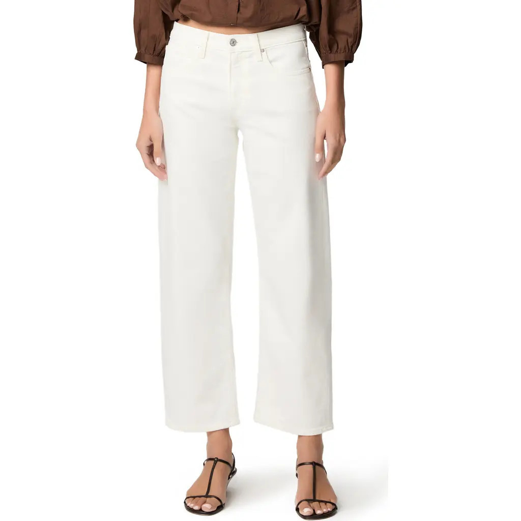 PAIGE Rylann High Waist Straight Leg Jeans in Tonal Ecru at Nordstrom, Size 29 | Nordstrom