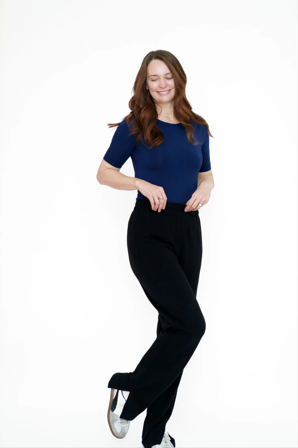 Short Sleeve Crewneck Bodysuit for Tall Women NEW | Liv Tall