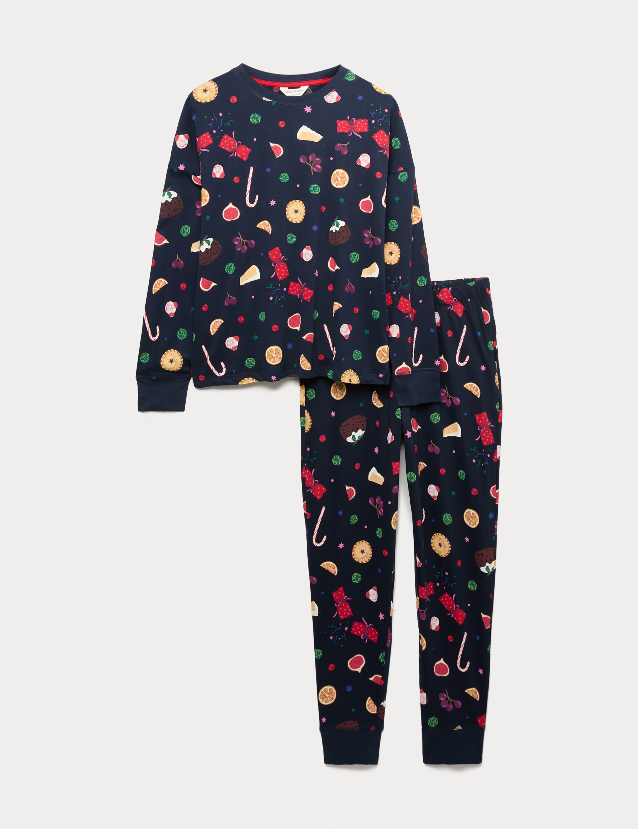 Pure Cotton Family Christmas Food Pyjama Set | Marks & Spencer (UK)