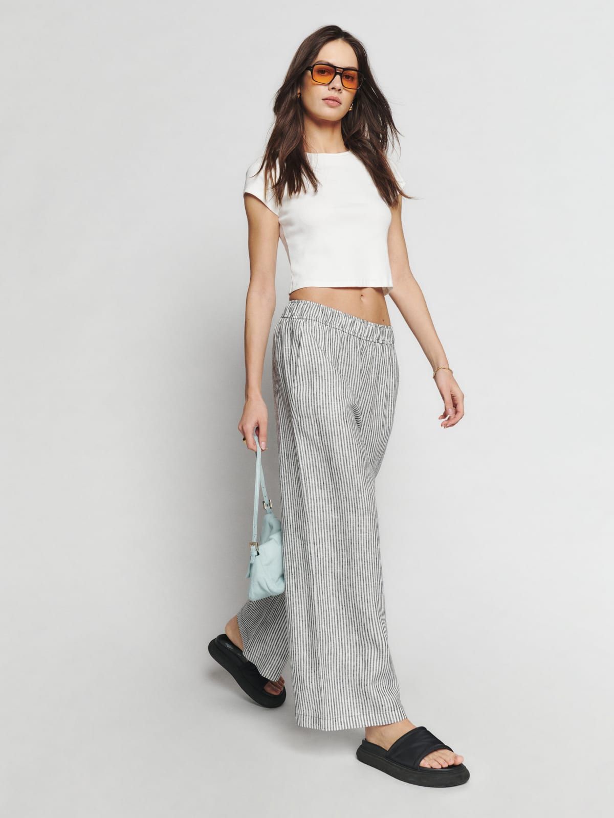 Ava Linen Pant | Reformation (US & AU)