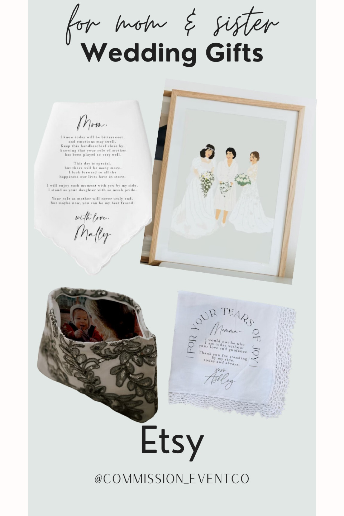 Gifts for mother of the bride and sister of the bride

#weddinggift #motherofthebride #etsywedding 

#LTKGiftGuide #LTKwedding