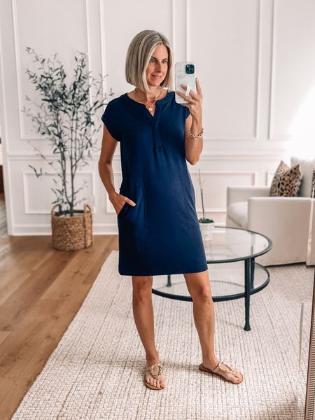 Casual, comfy and soft dress with pockets! Perfect as an everyday summer dress or even as a beach coverup! Dress it up or down. Wearing an XS. 

#LTKSwim #LTKOver40 #LTKSaleAlert