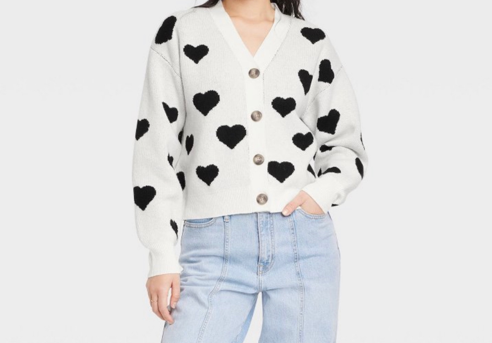 New button front cardigan. These will sell out fast 

#LTKSeasonal #LTKunder50 #LTKstyletip