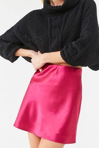 Satin Mini Skirt | Forever 21 (US)