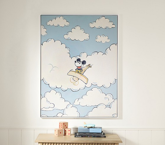 Disney Home x Sanderson Mickey Mouse Canvas Vintage Art (40" x 30") | Pottery Barn Kids