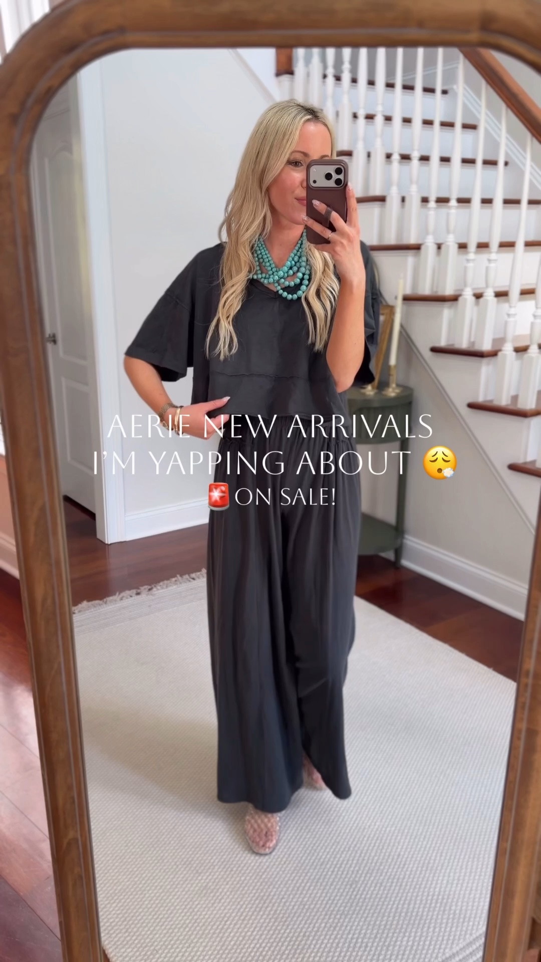 Aerie new arrivals for summer I can’t get over!!🤯 I popped into Aerie and here’s what made the cut! What I bought + kept! Aerie has such a hold on me right now!😍 I legit make trips to the mall for Aerie + Aerie only! From travel outfits, to matching sets, to summer activewear, and cozy loungewear- I wanted it all! Every time I go into Aerie, I end up buying (what feels like) the entire store! 😇 So hard to choose a fave- what’s yours?👇🏻 

#aeriestyle #aeriefinds #newarrivals #summeroutfits #affordablefashion Aerie haul, aerie loungewear, summer fashion, summer style, new at aerie, aerie sale, aerie on sale, cozy loungewear for women, neutral lounge outfit, gauze set, soft loungewear, vacation outfits beach, mom life outfit, SAHM outfit, matching set, travel outfits, travel style, everyday lounge outfit, comfy matching set, relaxed fit, wide leg lounge pants, aesthetic cozy outfit, oversized top, stay at home mom outfit, work from home outfit, elevated basics, basic style, casual comfy style, cozy home style, stripes, leopard, neutral outfit, travel style,  oversized sweatshirt, summer lounge outfit women’s loungewear trend, cozy outfit idea, casual neutral, spring outfits 2026, summer outfits 2026
@Aerie

#LTKootd #LTKSaleAlert #LTKTravel
