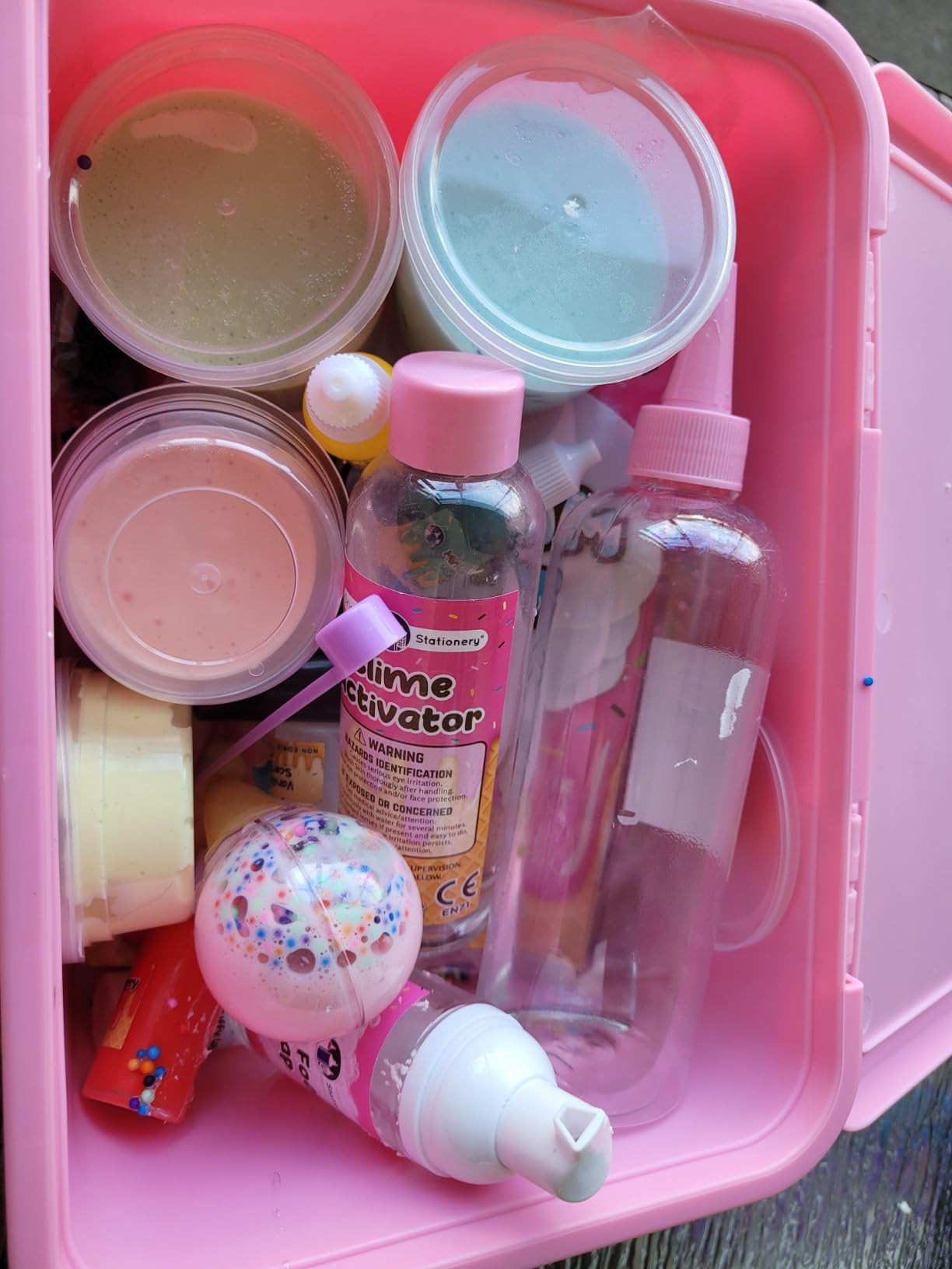 Original Stationery Ice Cream Slime Kit for Girls, Amazing Ice Cream Slime Making Kit to Make But... | Amazon (US)