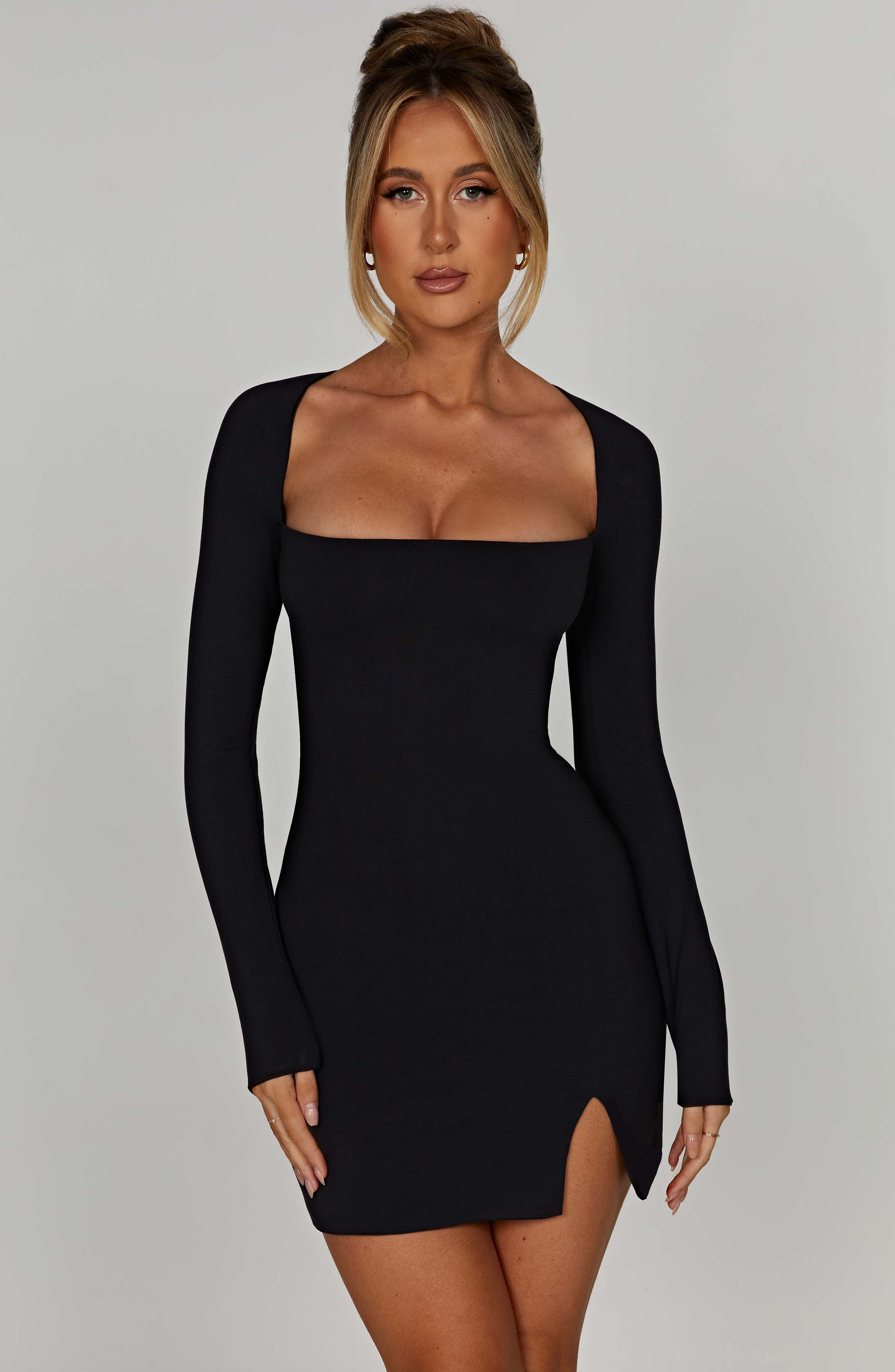 Brylee Mini Dress - Black | Babyboo (global)