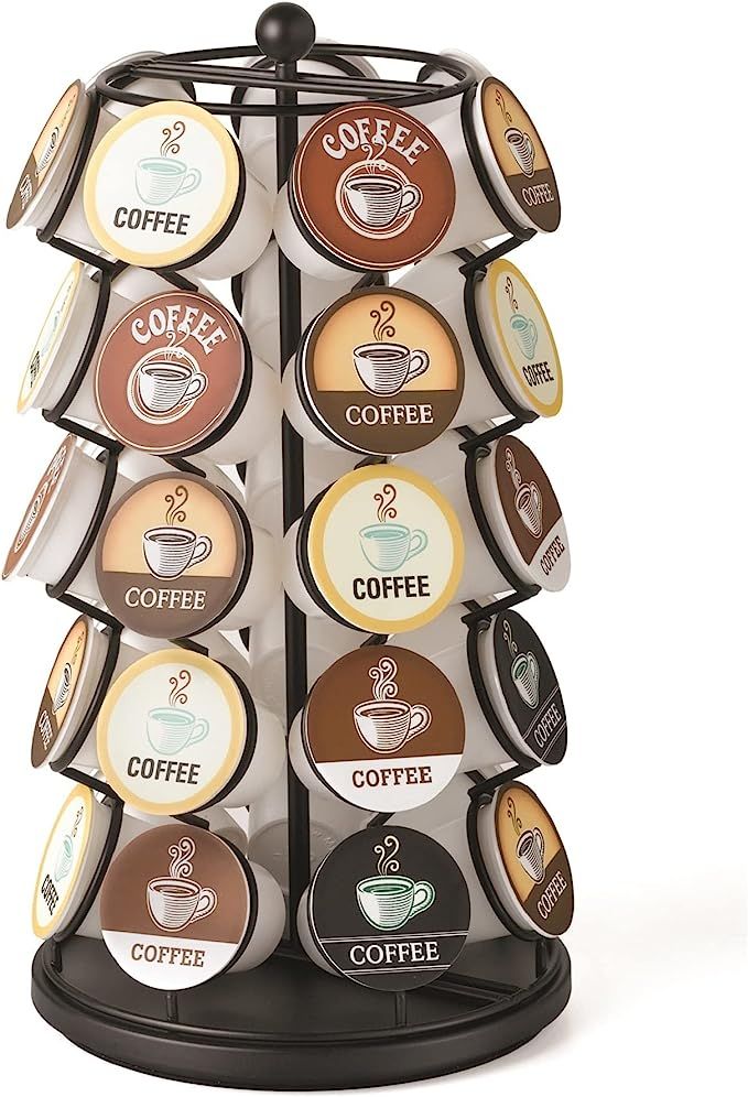 Nifty Coffee Pod Carousel – Compatible with K-Cups, 35 Pod Pack Storage, Spins 360-Degrees, Laz... | Amazon (US)