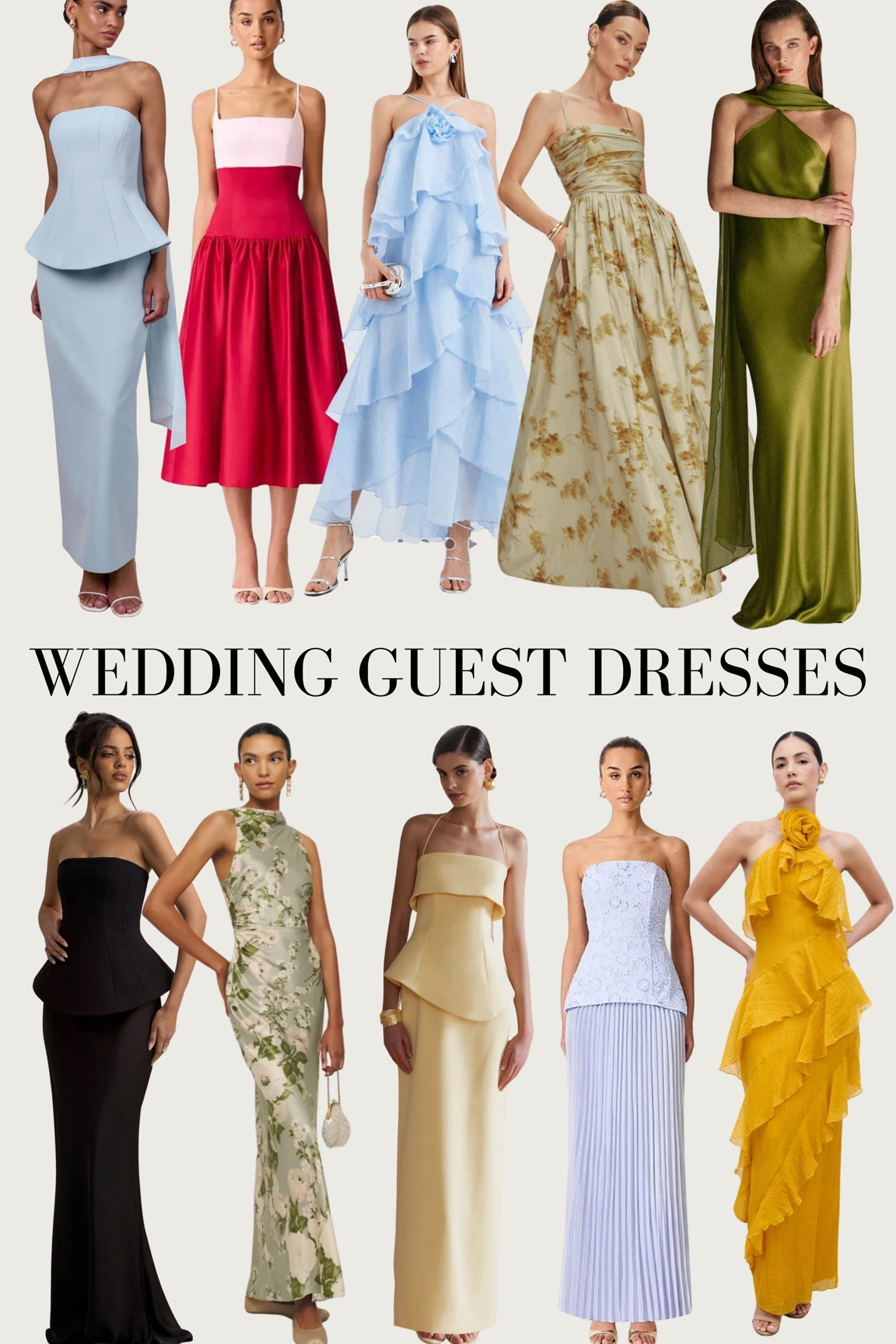 Wedding guest dresses 💒 

#LTKwedding #LTKspring #LTKsummer