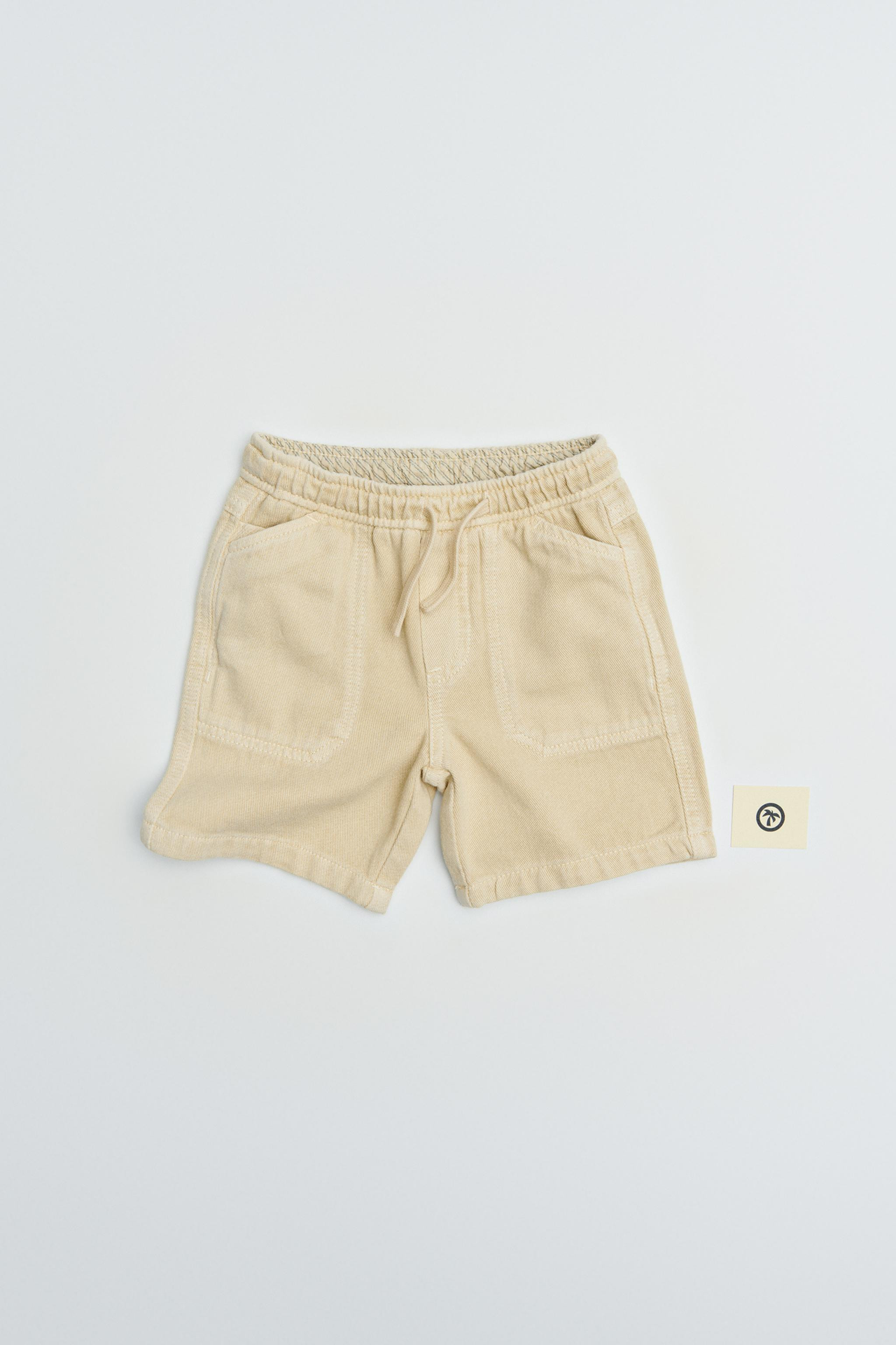 COMFY TWILL COTTON LINEN SHORTS | Zara US