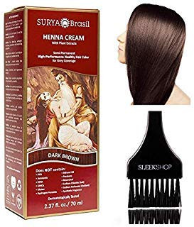 Surya Brasil All Natural HENNA Hair Color CREAM Plant Extracts, Semi-Permanent for Grey Coverage ... | Amazon (US)