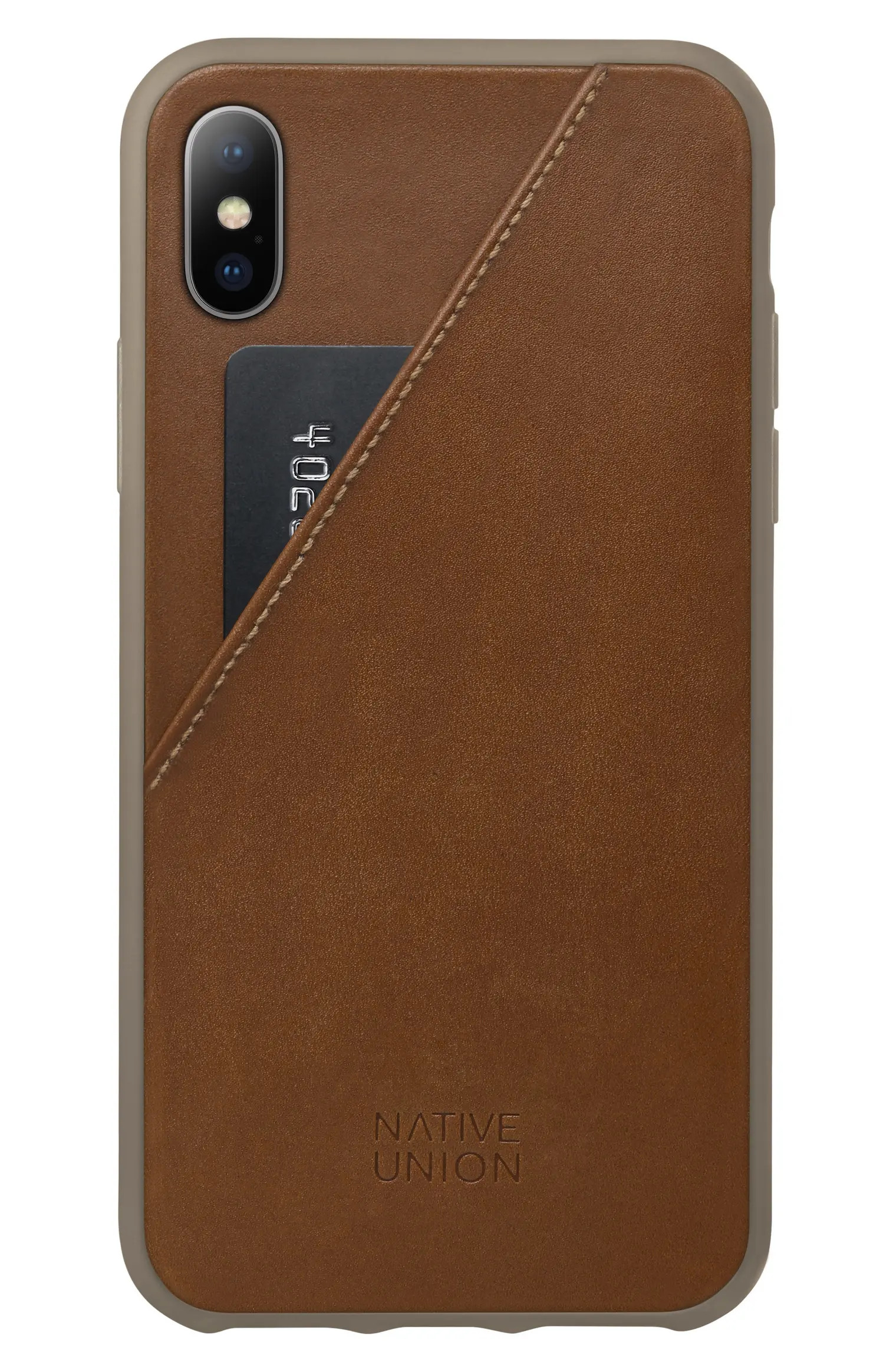 Click Card Leather iPhone X Case | Nordstrom