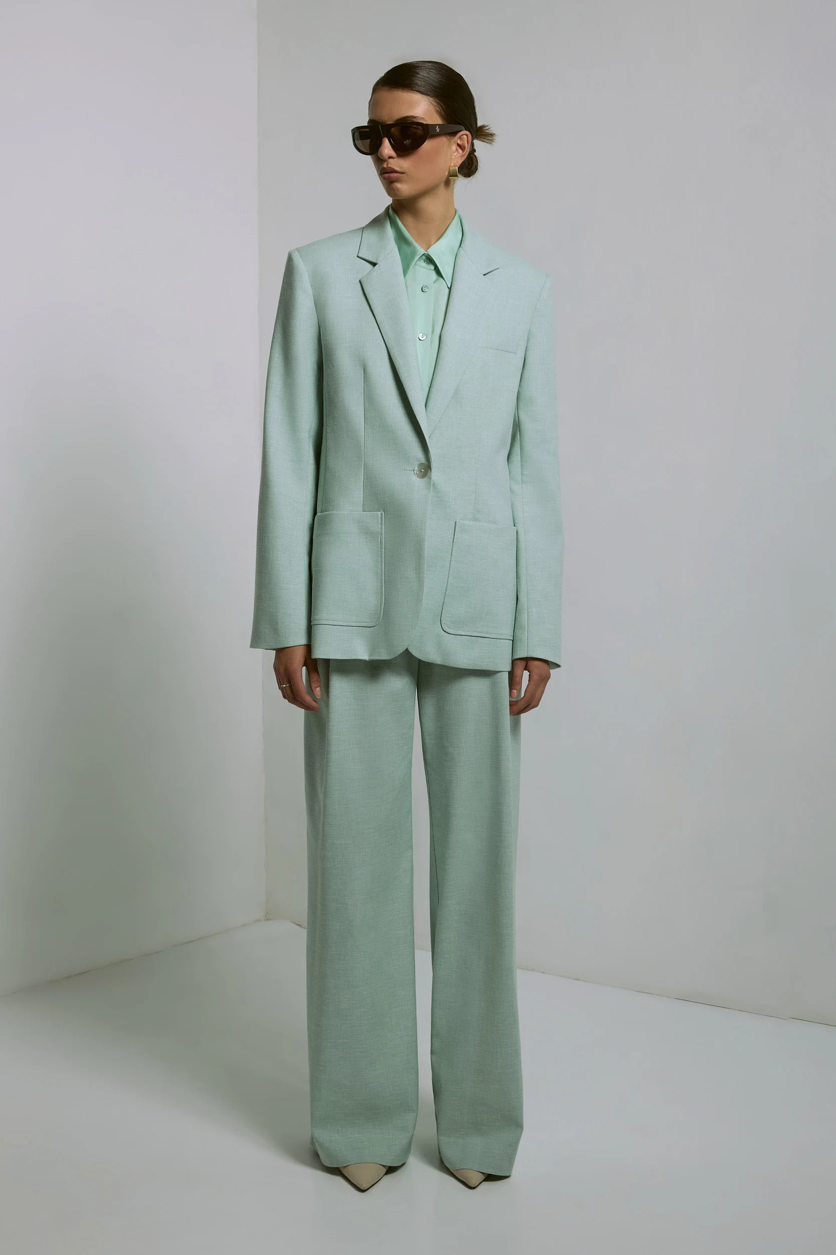 Paradox Blazer IN GREEN | JACKETS | VIKTORIA & WOODS | Viktoria & Woods