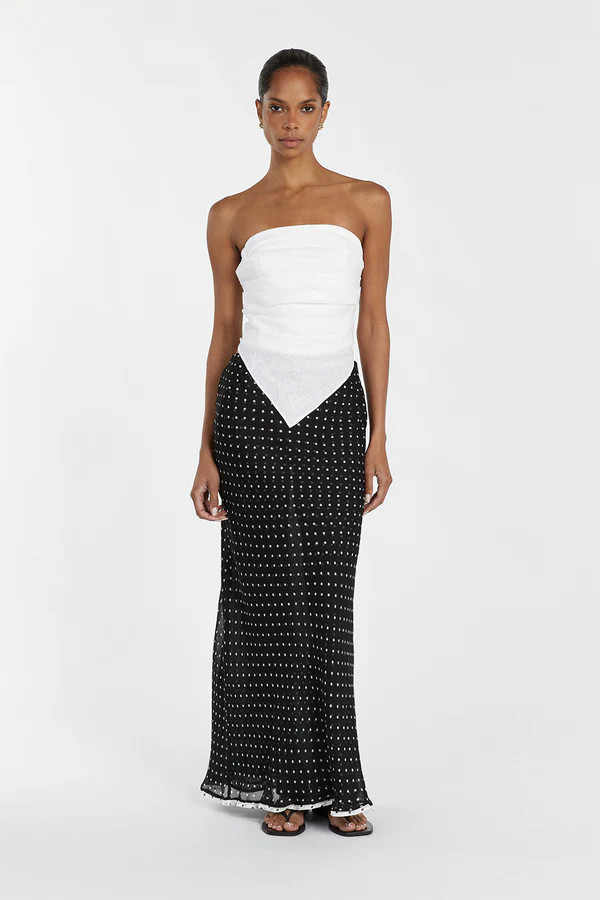 WINONA BLACK SPOT MIDI SKIRT | DISSH