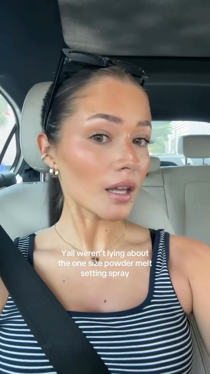 This stuff is no joke. I have this 🔗 on LTK! #makeup #makeuptutorial #makeuplover #makeupaddict #settingspray #girlhood #makeuplooks #makeuphacks #onesize @onesize 🩷