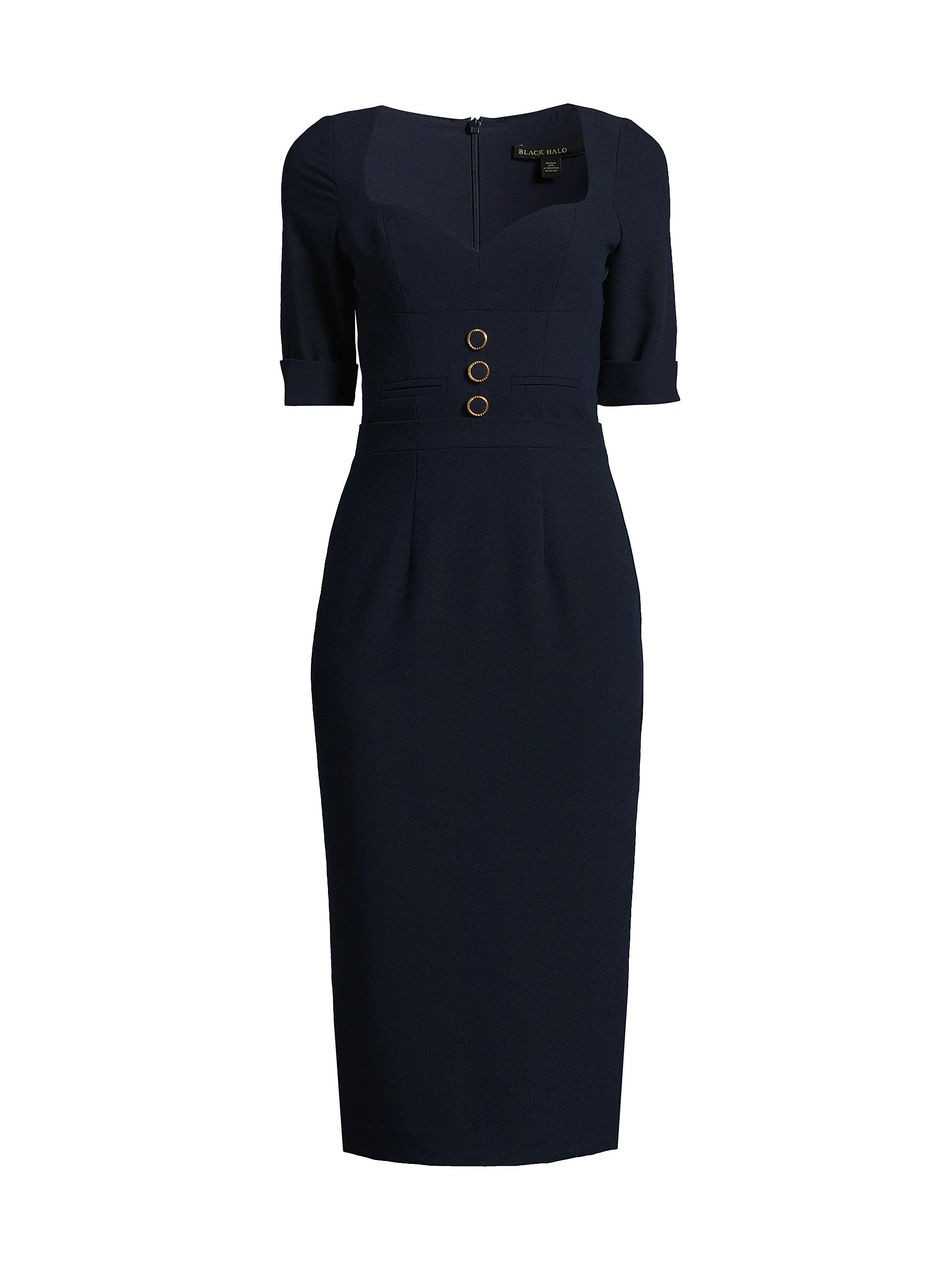 Kerry Crêpe Sheath Dress | Saks Fifth Avenue