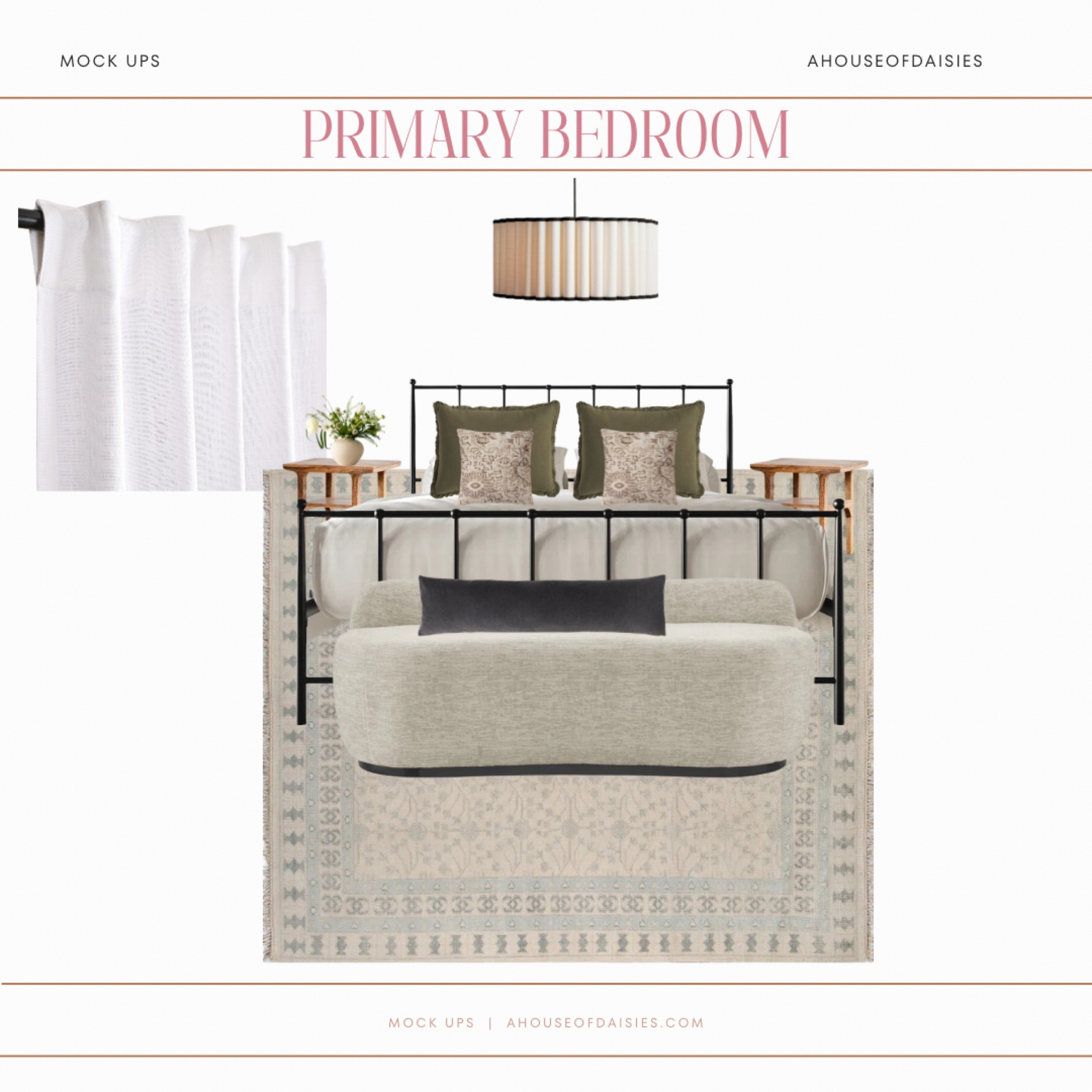 Primary bedroom, neutral rug, bedroom decor, chandelier, ceiling light, black bed frame, cozy bedroom 

#LTKFindsUnder50 #LTKStyleTip #LTKHome