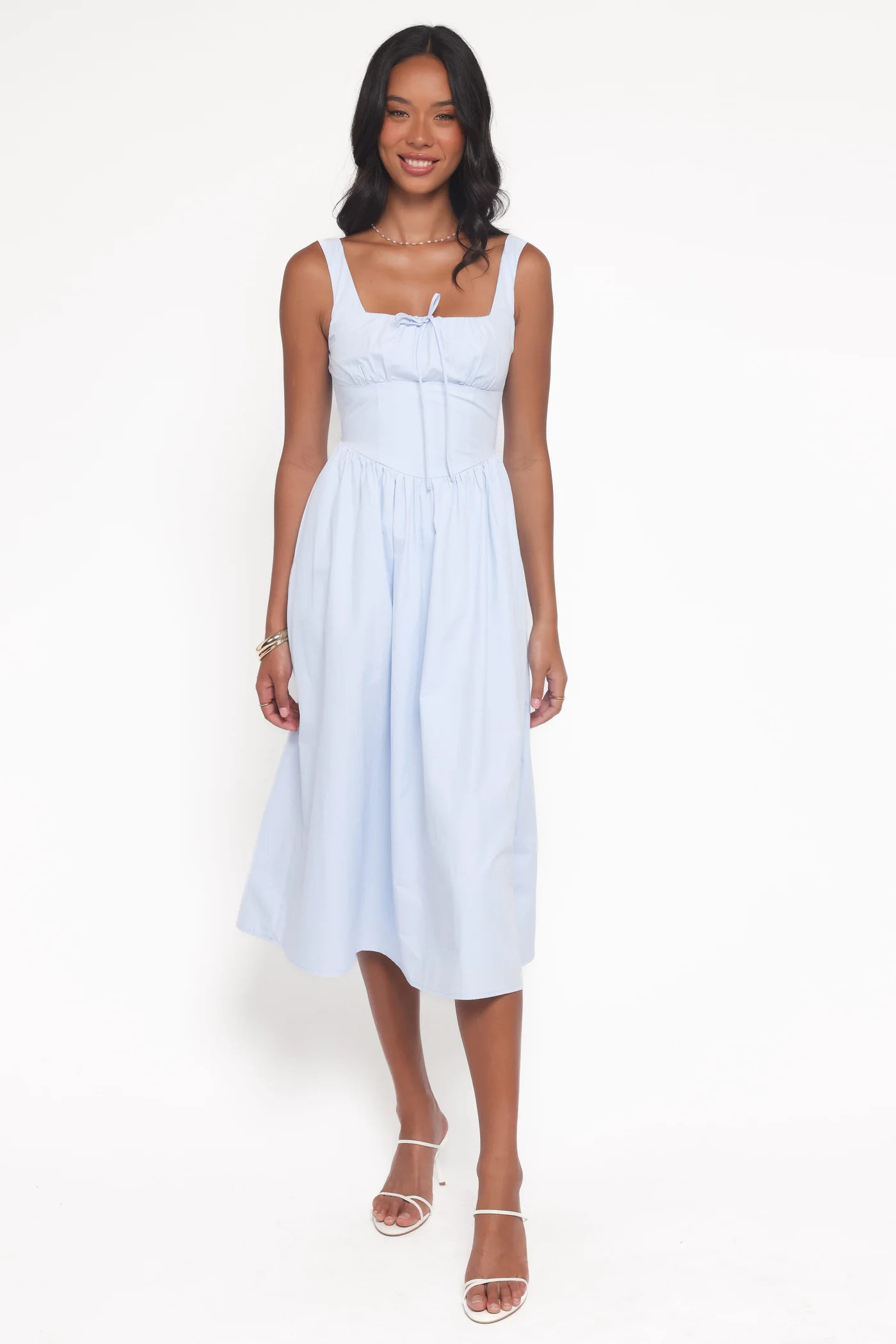 Kinslee Midi Dress - Blue | Petal & Pup (US)