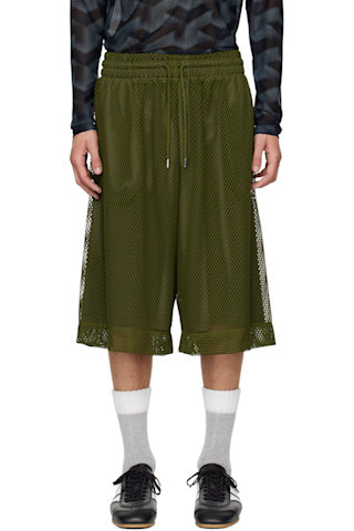 Green Layered Shorts | SSENSE