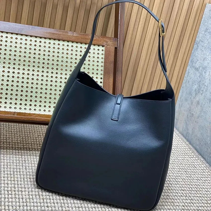 LE5a7 Bucket bag leather tote bag Shoulder large Bag Black Designe bag Luxury Women's totes handb... | DHGate