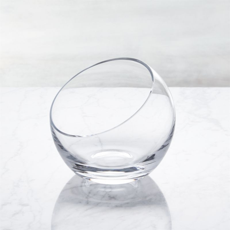 Tilt 5.5" Small Snack Bowl + Reviews | Crate & Barrel | Crate & Barrel