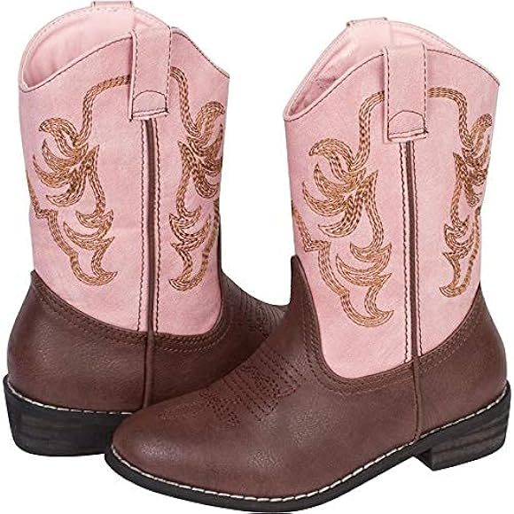 Kids Cowboy Boots by Wild Bear Boots – Girl and Boy Horseback Riding Boots | Amazon (US)