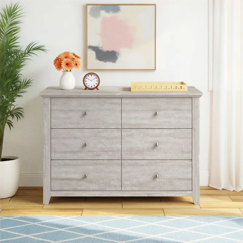 Wade Logan® Tevrat 6 Drawers Double Dresser & Reviews | Wayfair | Wayfair North America
