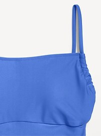 Matte Cutout Back One-Piece Swimsuit | Old Navy (US)