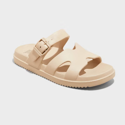 Women's Maysen Footbed Sandals - Wild Fable™ Taupe 9 | Target