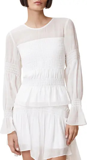 Pamela Smocked Ruffle Top | Nordstrom