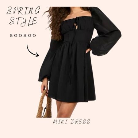 Black mini dress 🖤 #mini #dress #springdress #black

#LTKSeasonal #LTKstyletip #LTKfindsunder100