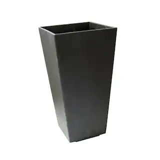 Tierra Verde 10 in. x 20 in. Slate Rubber Self-Watering Planter-MT5100066CM - The Home Depot | The Home Depot