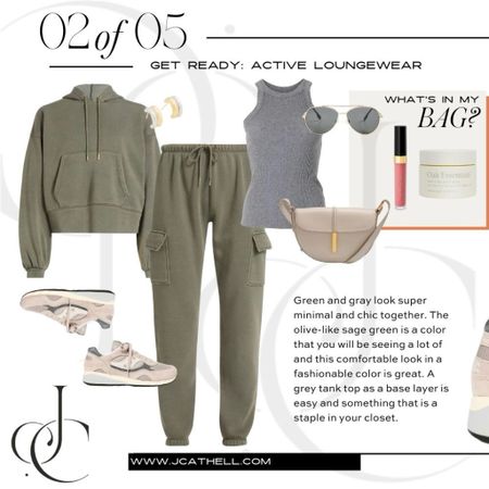 These sneakers from Shopbop are so comfortable! 

Olive loungewear set, grey tank, sneakers, active loungewear outfits 

#LTKover40 #LTKitbag #LTKstyletip
