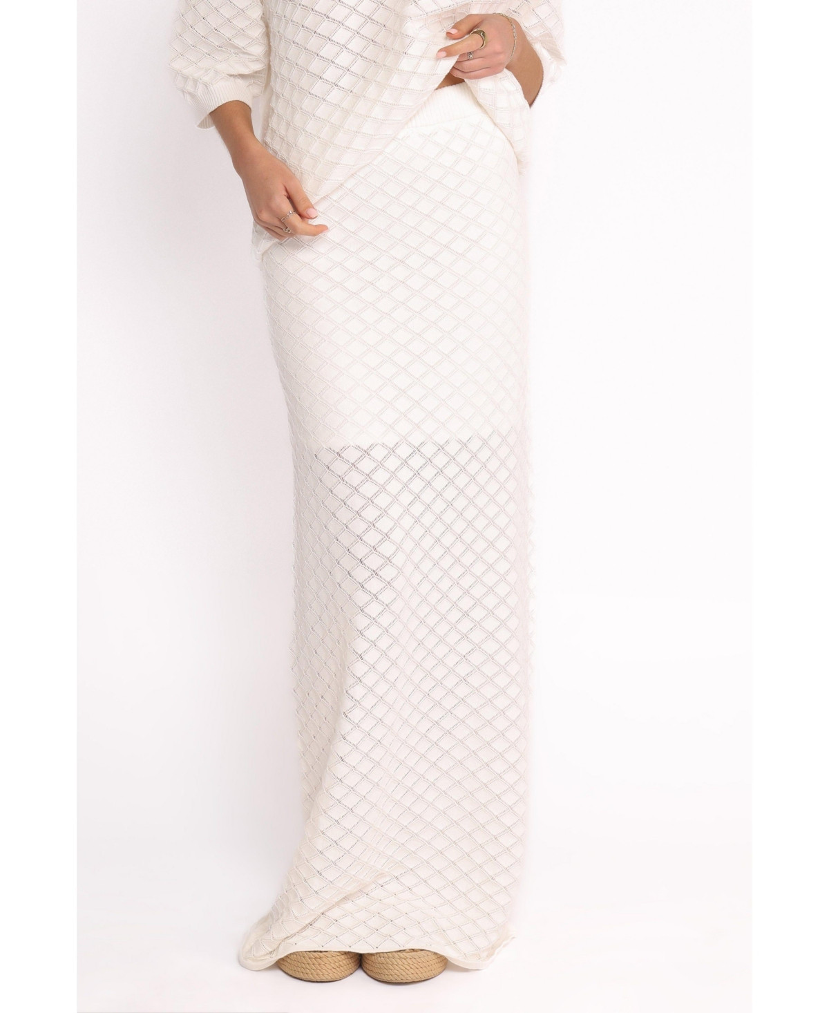 Petal and Pup Women's Meera Midi Skirt - White | Macy's