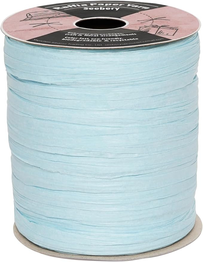 Raffia Ribbon for Crafts - Raffia Yarn Grass Twine for Gift Wrapping, DIY Decoration & More | Mat... | Amazon (US)