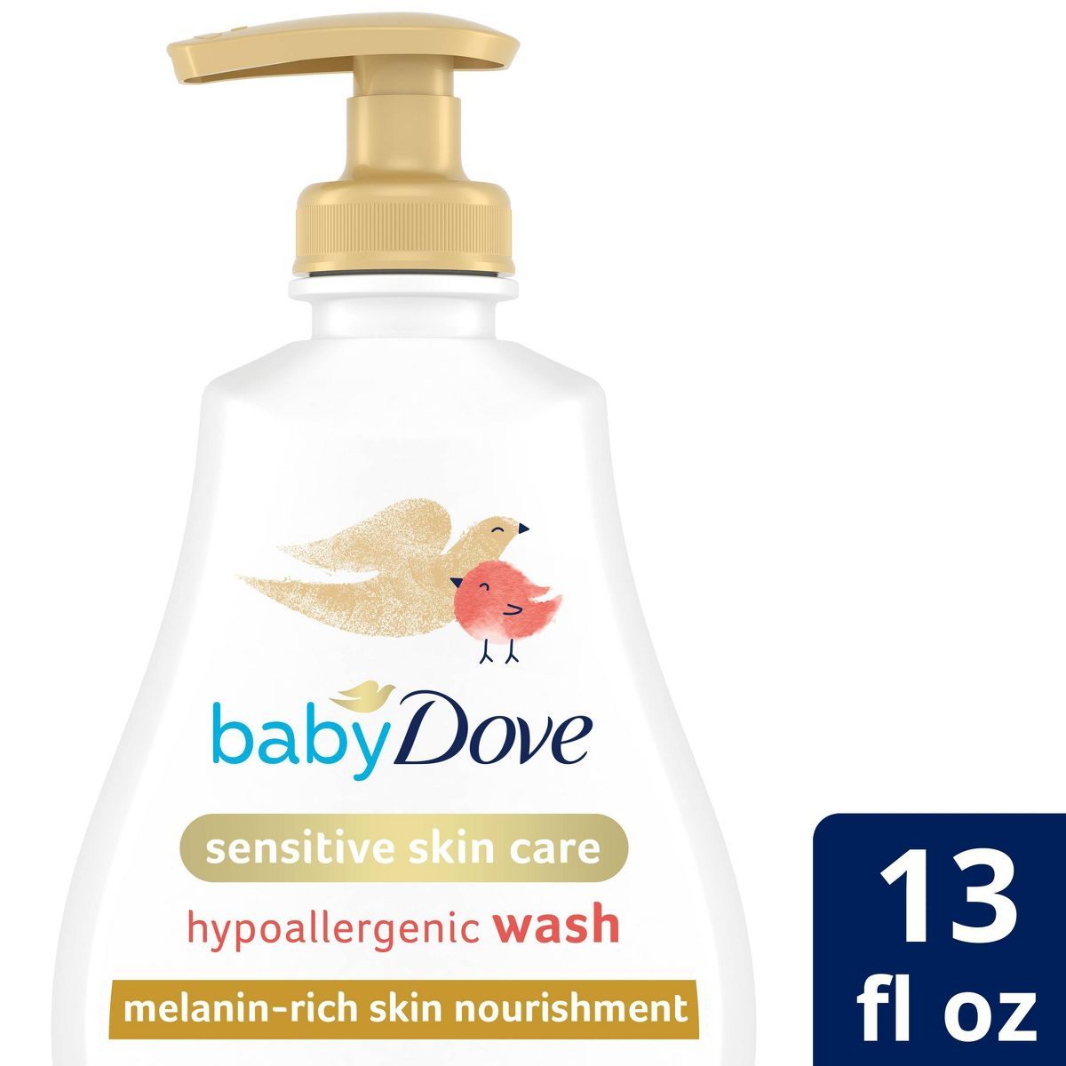 Baby Dove Melanin Rich Skin Nourishment Sensitive Skin Care Hypoallergenic Wash - 13 fl oz | Target