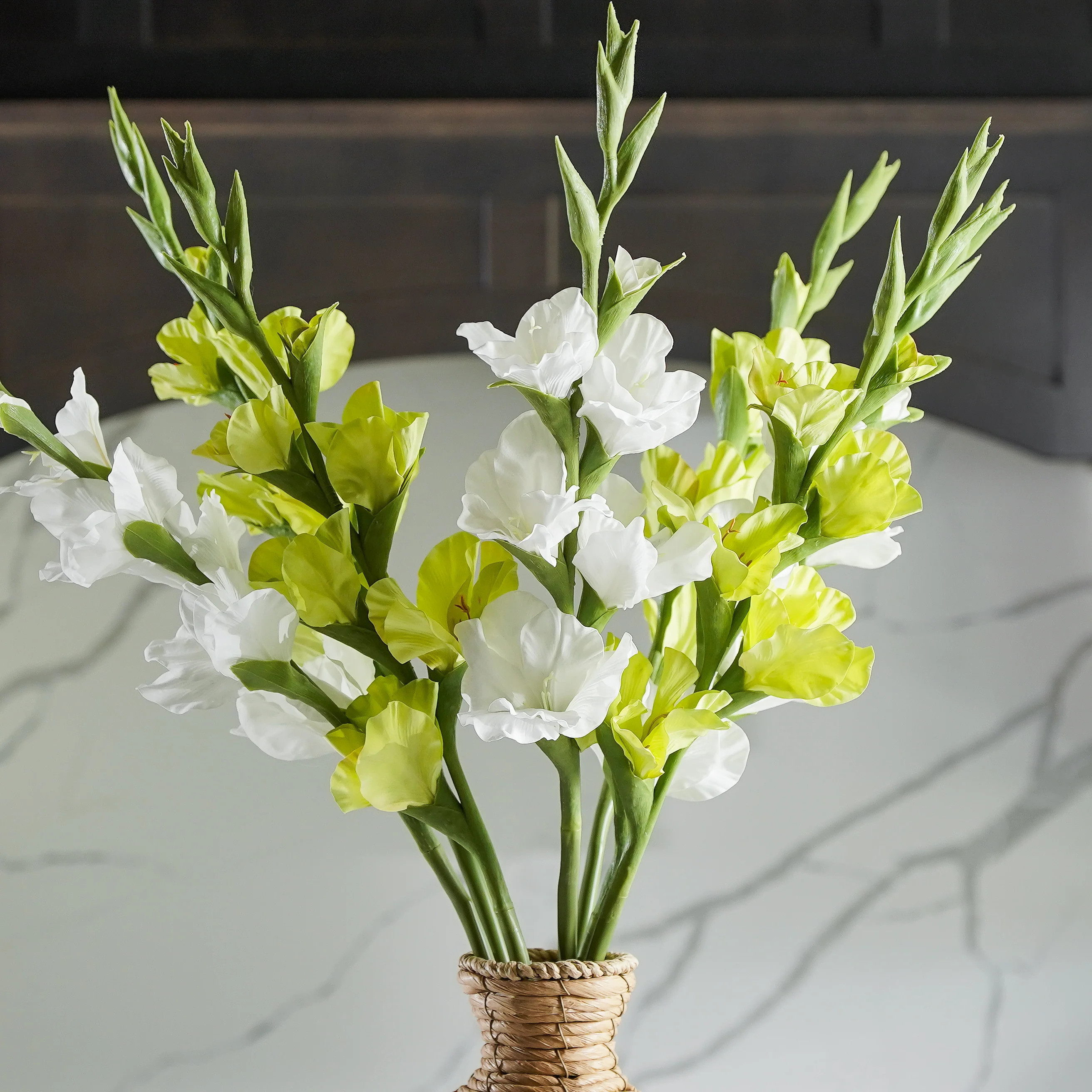 Real Touch Gladiolus Stem | Spring Green | MJHome